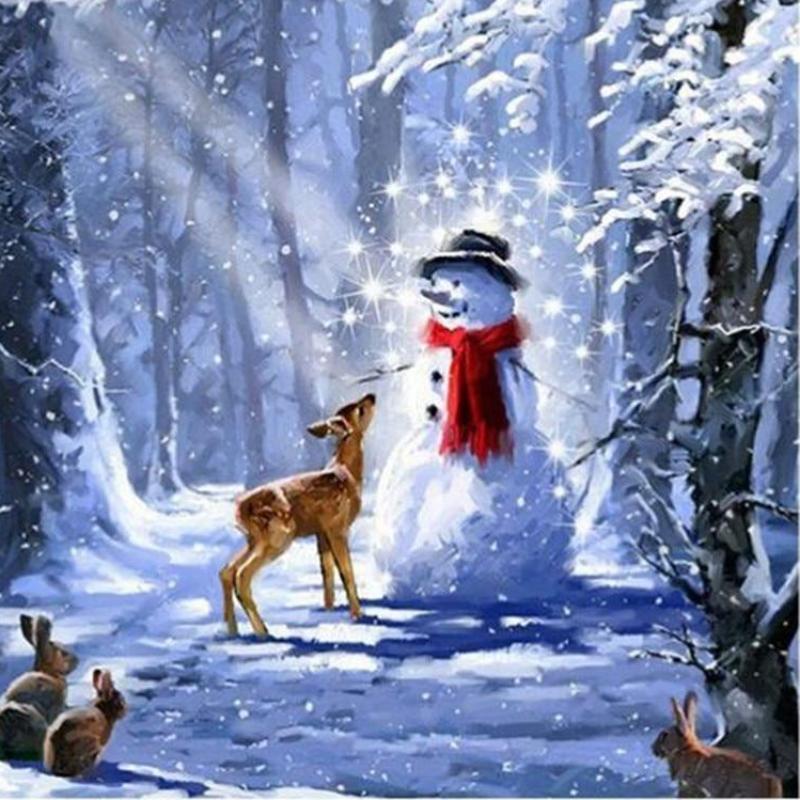 Snowman & Deer 5...