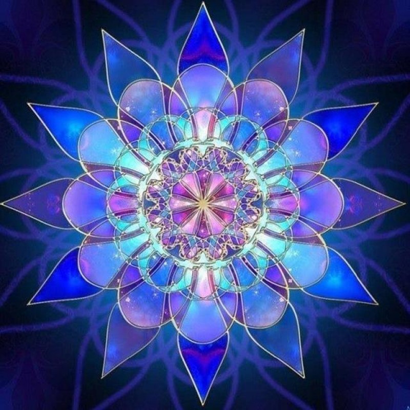 Blue And Pink Religi...