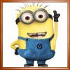 Bob The Minion Cartoon Character 5D DIY Paint By Diamond Kit