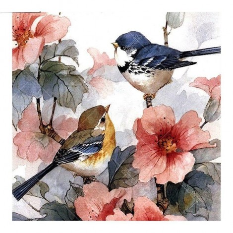 Two Birds In Love 5D DIY Paint By Diamond Kit