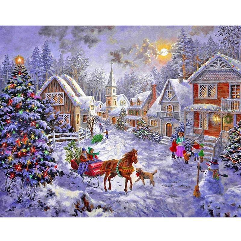 Christmas Snow Castl...