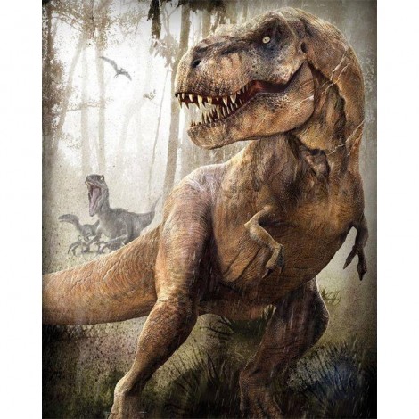 Animal dinosaurs 5D DIY Paint By Diamond Kit