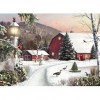 Winter By The Countryside 5D DIY Paint By Diamond Kit