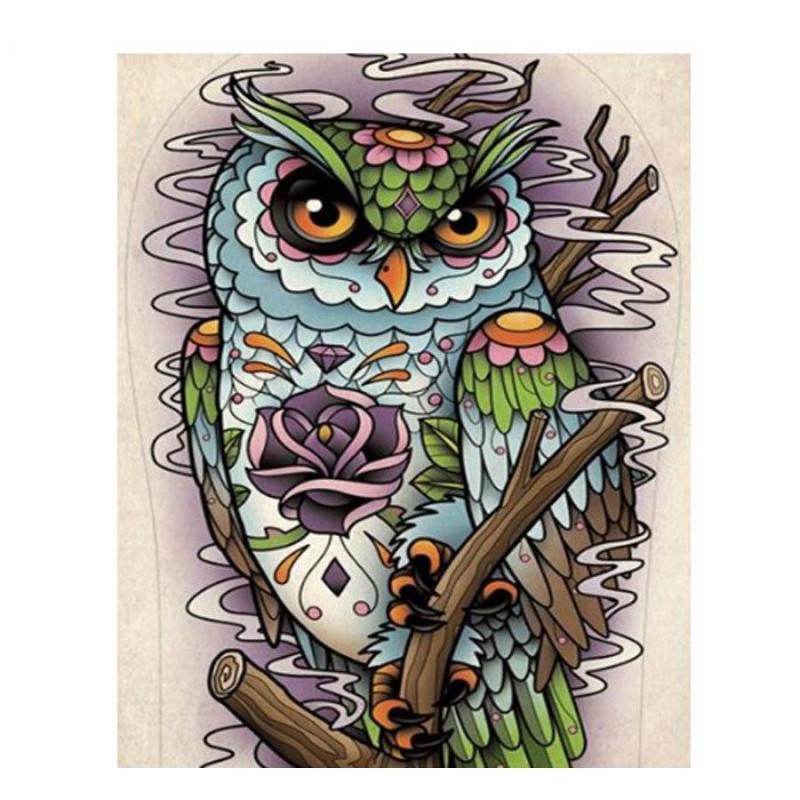 Owl Abstract 5D DIY ...