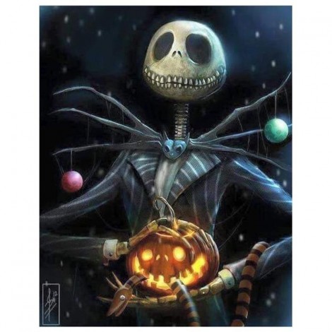 Halloween Scary Skull 5D DIY Paint By Diamond Kit