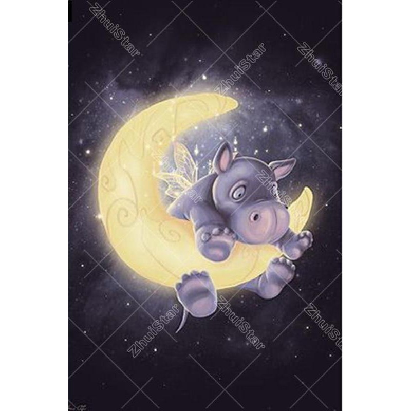 Pig On Moon 5D DIY Paint ...